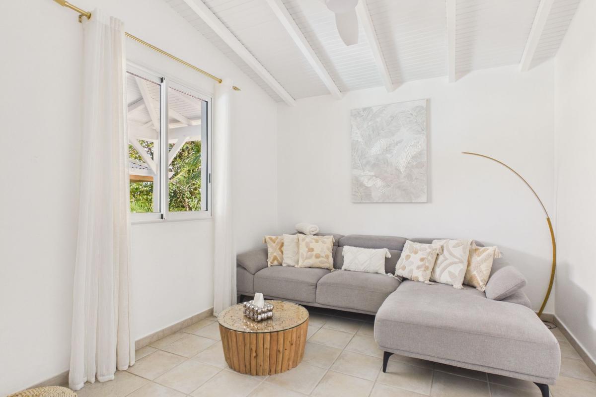 Location 4 chambres anse à l'âne Martinique - salon